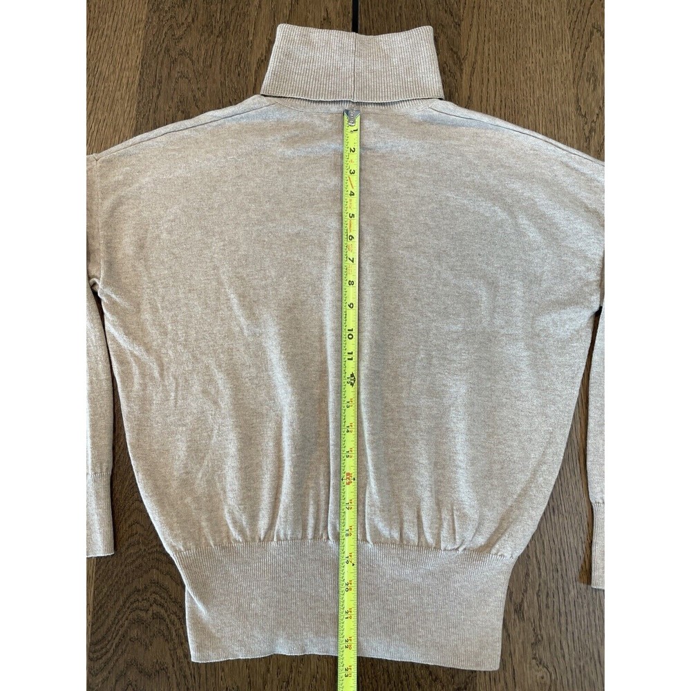 Madewell Brookhaven Wool Blend Turtleneck Sweater Women’s S Beige Dolman Sleeve - Picture 12 of 13